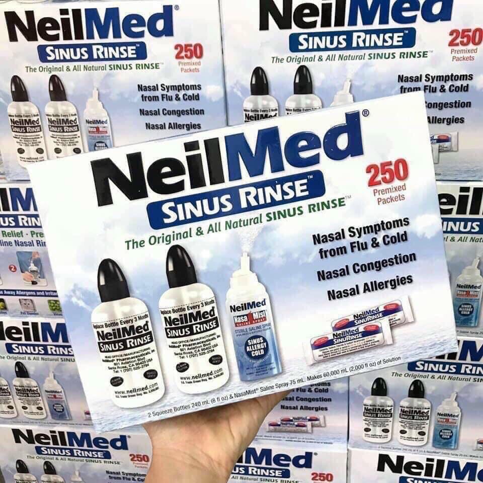 Bộ rửa mũi muối neilmed