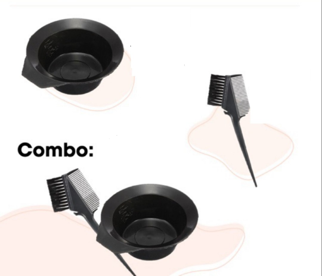 [Có sẵn] [Siêu Sale] DỤNG CỤ NHUỘM TÓC CAO CẤP BỘ BÁT CHỔI, KẸP, MÁI CHE