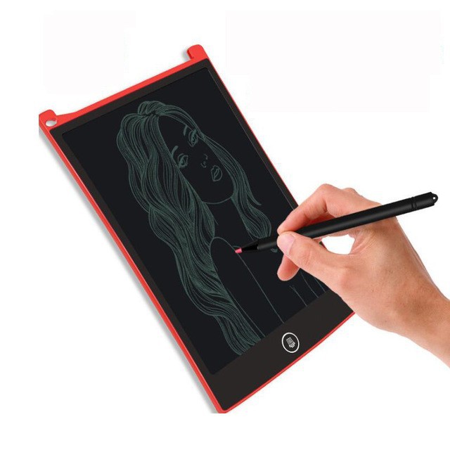 Bảng viết, vẽ điện tử, tự xóa thông minh màn hình LCD 8.5 inch (tặng kèm bút cảm ứng)