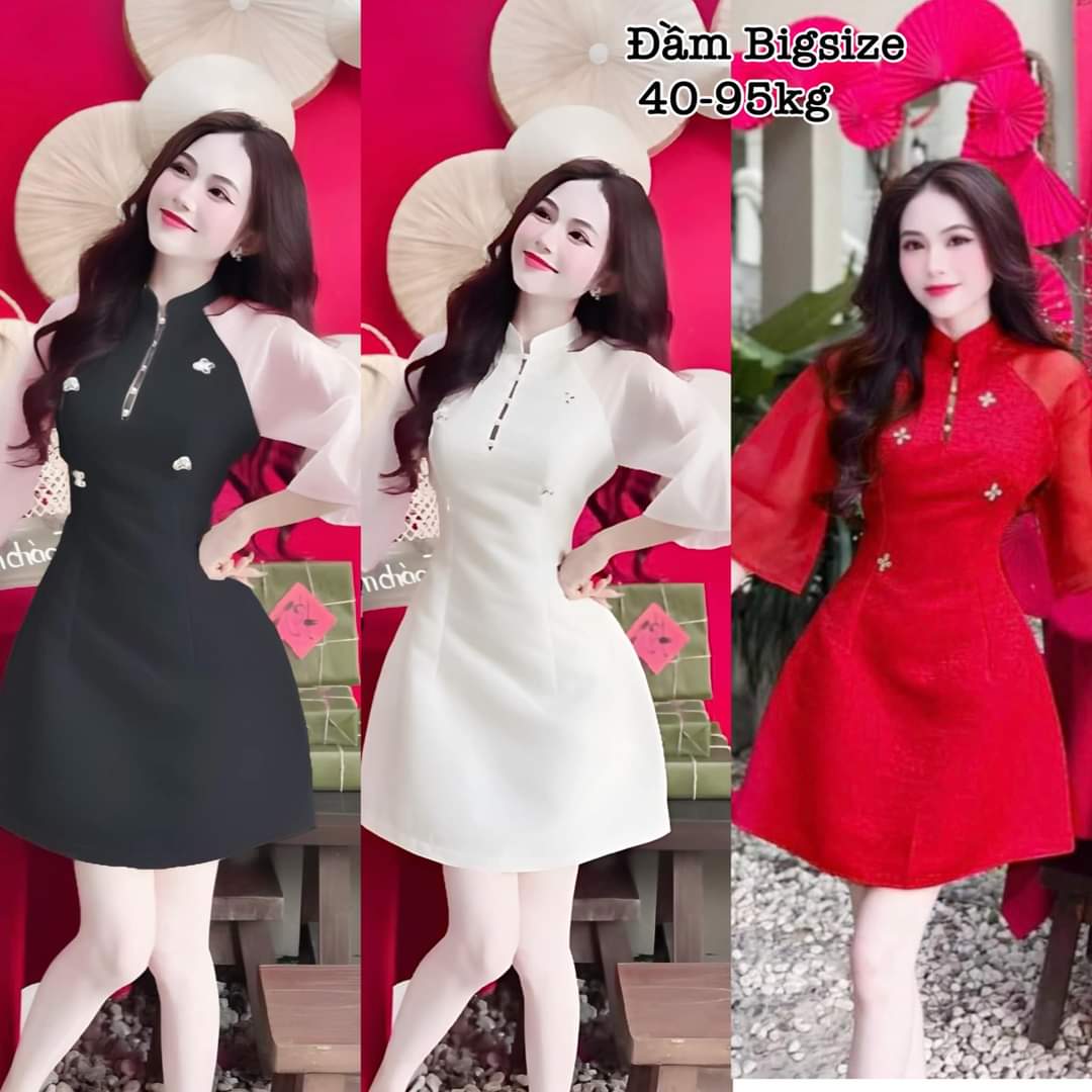 Thời trang nữ đầm váy nữ dự tiệc bigsize 50 -95kg