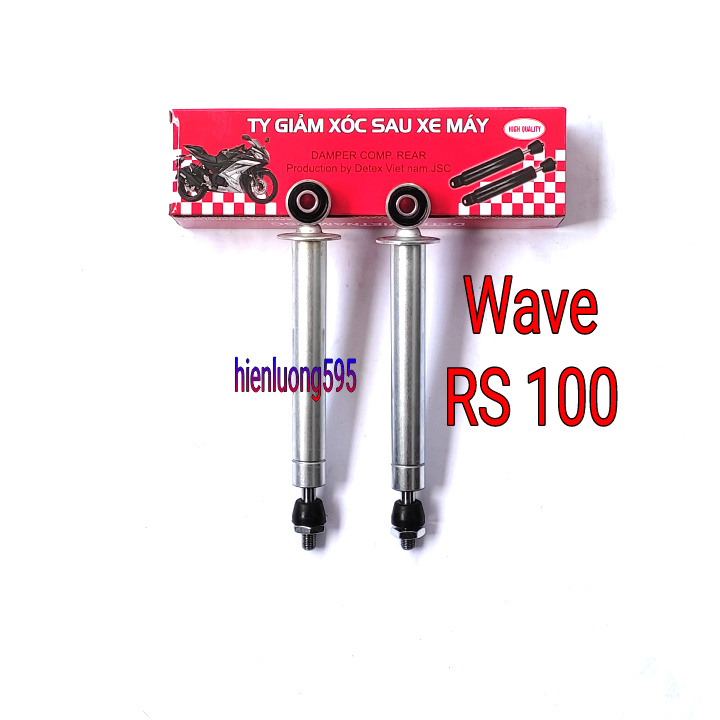 Ty giảm xóc sau xe máy wave rs, rsx 100, future neo chính hãng detex