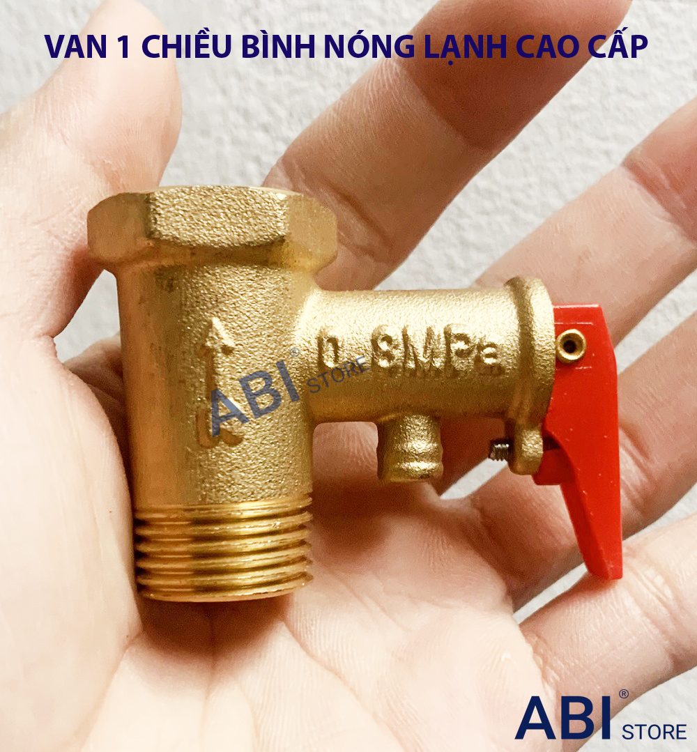 VAN 1 CHIỀU BÌNH NÓNG LẠNH ITALY VÀ VAN 1 CHIỀU CAO CẤP CÓ ỐC VẶN GIỮ( VAN GIẢM ÁP BÌNH NÓNG LẠNH)