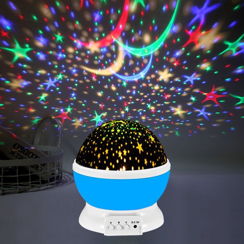 Đèn chiếu sao magic - tự xoay 360 độ