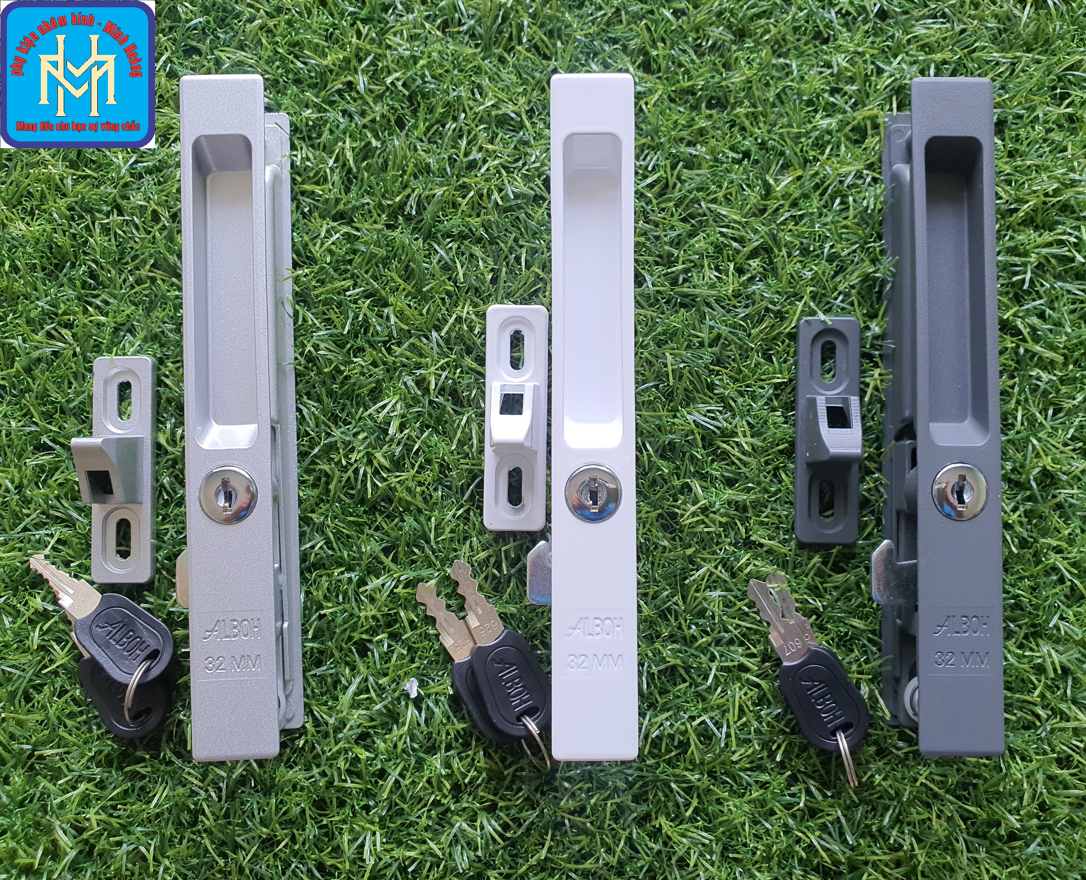 Khóa âm cửa lùa tb hiệu alboh loại tốt
