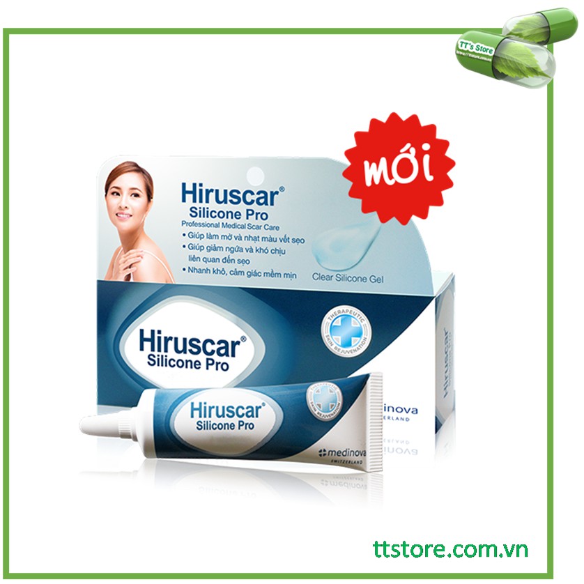 Hiruscar Silicone Pro Medinova - Gel Sẹo Lồi, Sẹo Phì Đại