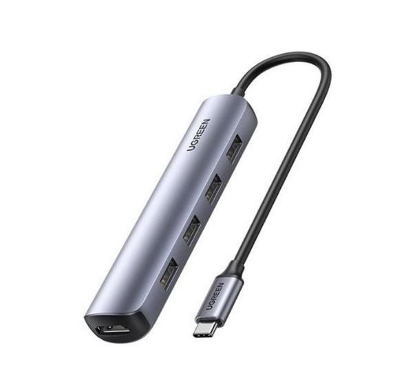 Bộ chia hub usb type c to sang hdmi + 4 cổng usb 3.0 ugreen 20197