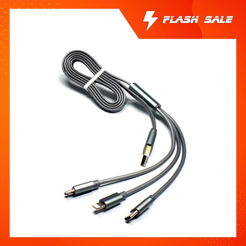Cáp sạc vtz s10 3 đầu đa năng