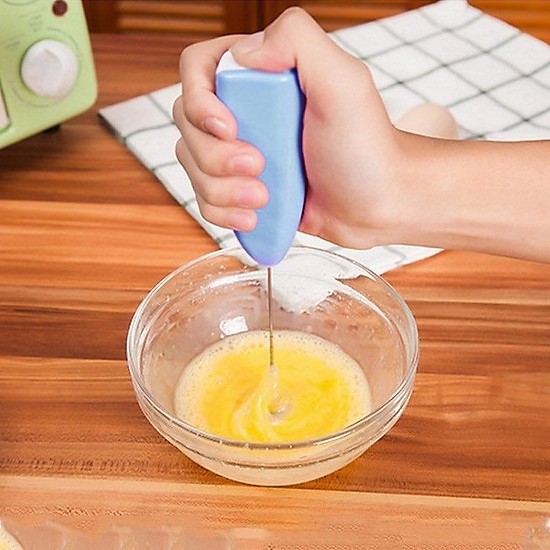 Máy đánh trứng cầm tay mini tự động, ngoáy sữa, cafe  tiện lợi cho gian bếp nhà bạn