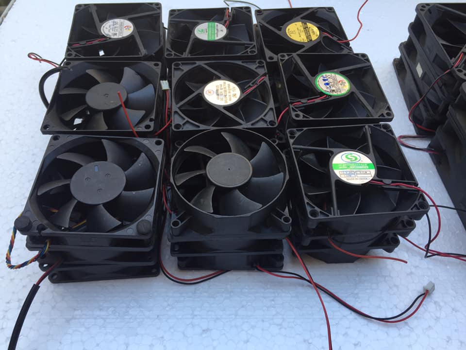 5 Cái Quạt Fan tản nhiệt 12V 8x8x2Cm