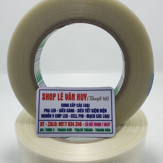 Băng dính sợi thủy tinh 2cm dài 50m