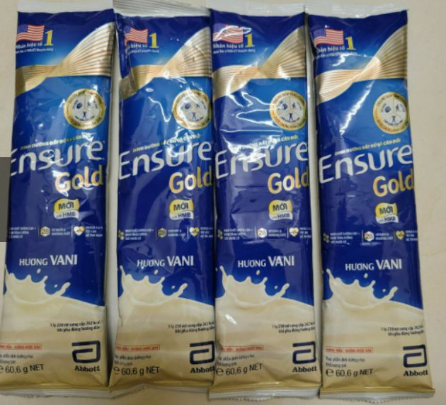 Combo 10 gói Sữa Ensure gold gói 60,6g