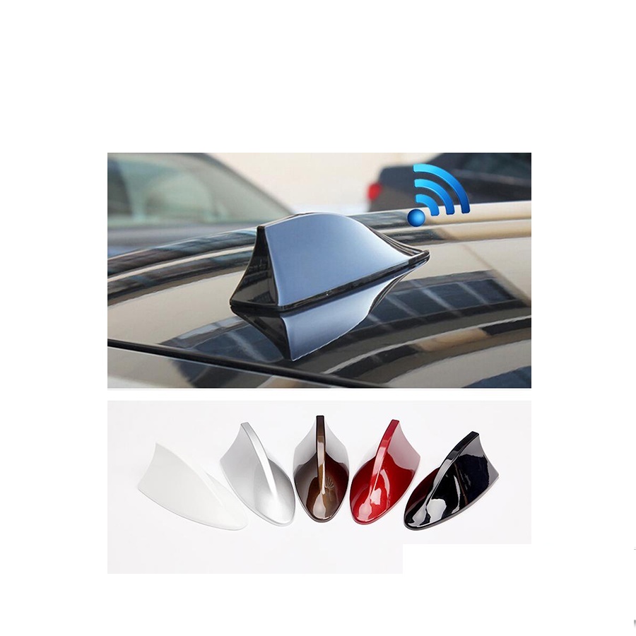 Angten vây cá ô tô Kia Morning Cerato Soluto K3 Seltos Rondo, ăngten vây cá mập ô tô tăng khả năng bắt sóng tặng keo dán