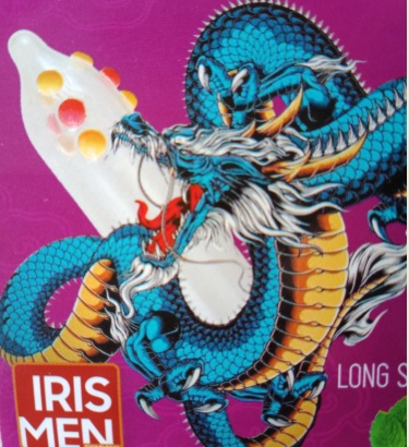 Bao cao su bi, bao cao su gai iris men