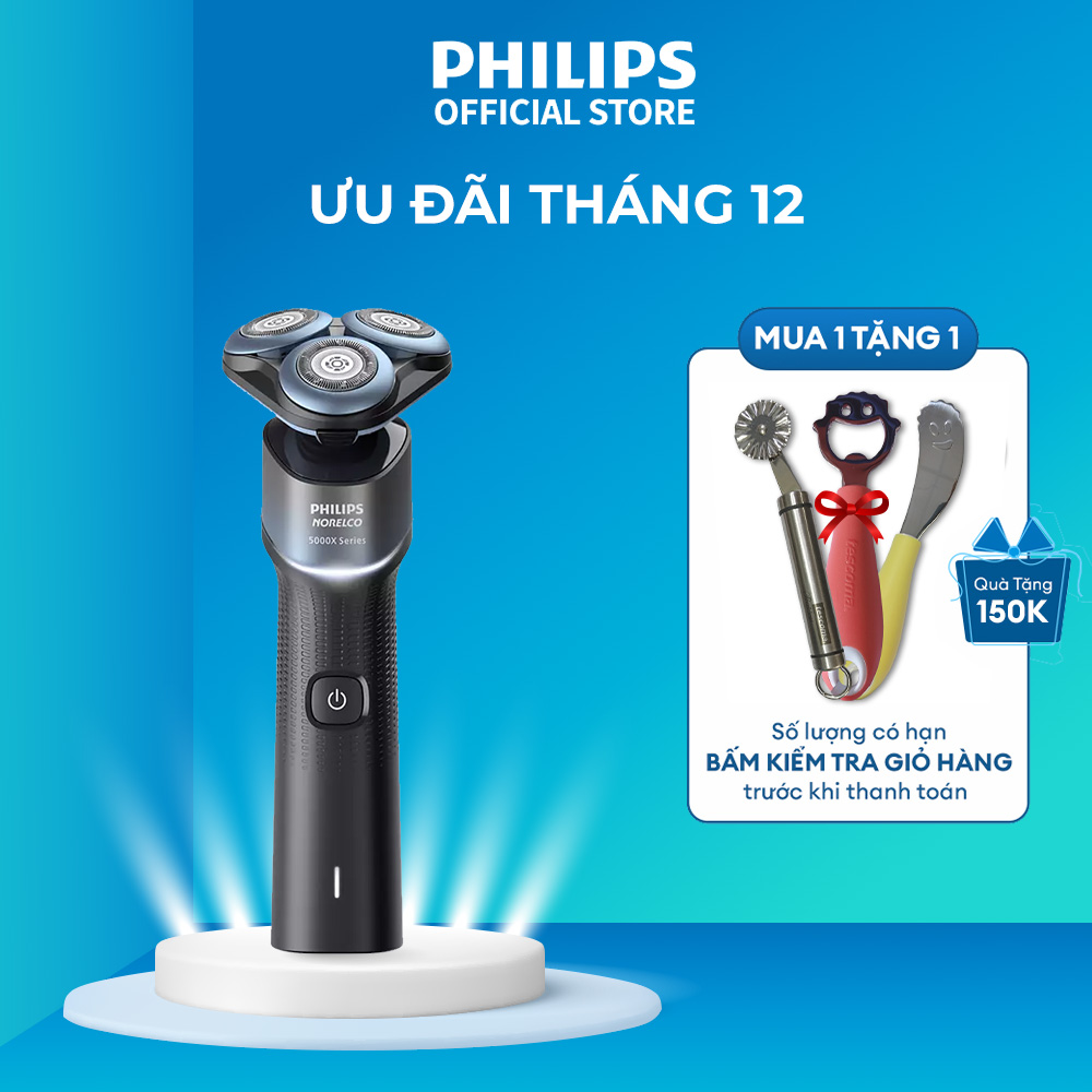 Máy cạo râu khô và ướt philips X5006 bảo hành 2 năm