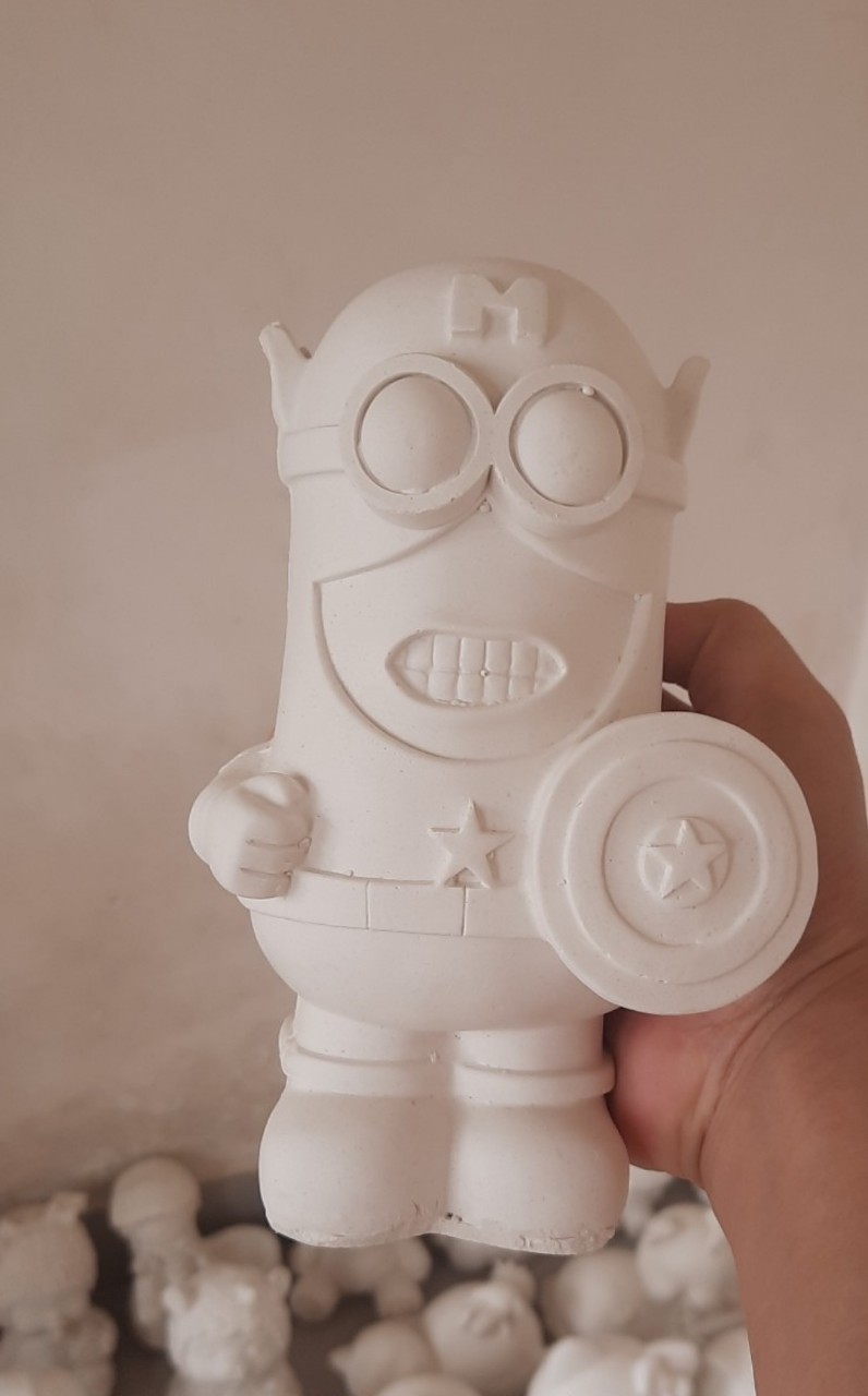 Tượng Tô Màu Cao Cấp Chọn Mẫu ( Minion Avenger ) Size Xl Tượng Thạch Cao  Moon | Lazada.Vn