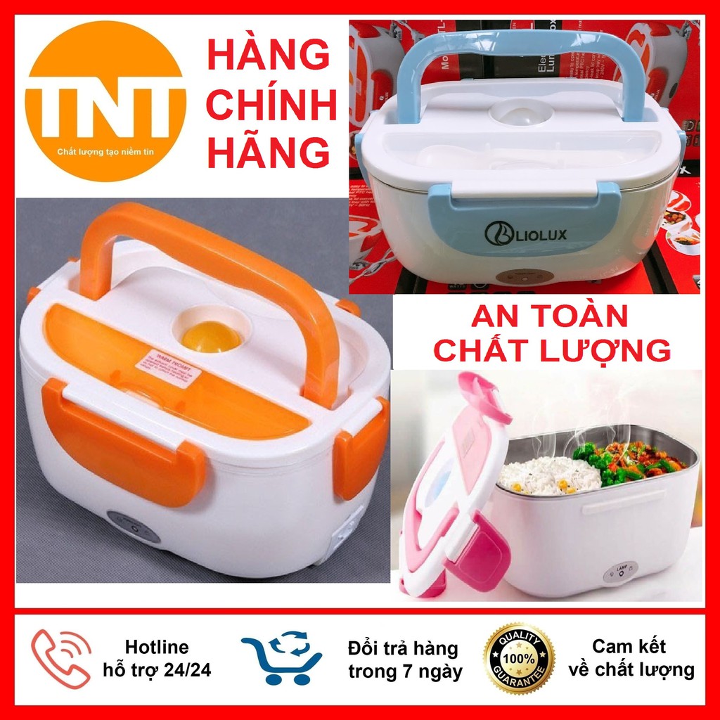 [ Khuyến mãi - Sale sốc ] Hộp hâm nóng cơm LIOLUX ruột inox giữ ấm (màu ngẫu nhiên) Chính hãng - [ Shop Hoàng Châu ]