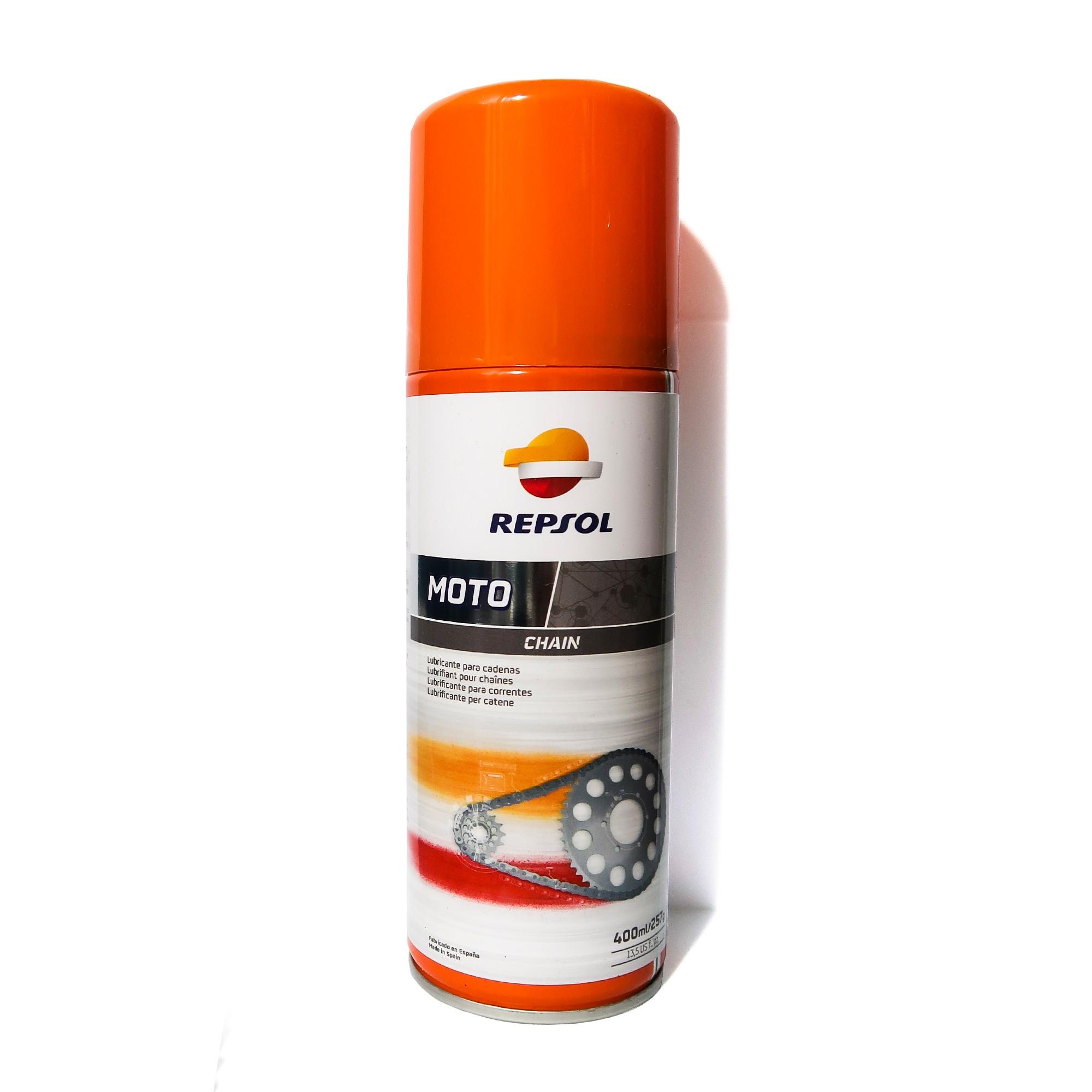 Chai xịt dưỡng sên Repsol Chain Lube 400ml 257g