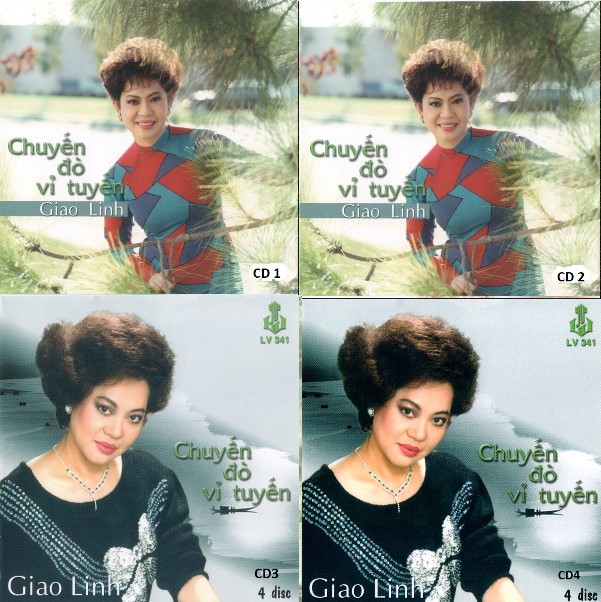 Bộ 4 Đĩa CD giao linh chuyến đò vĩ tuyến