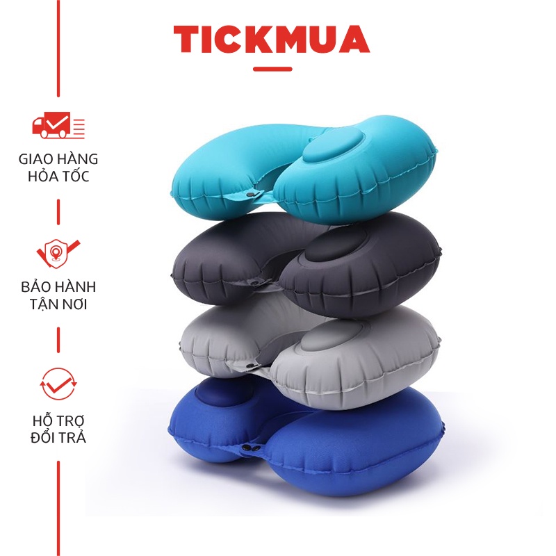 Gối hơi tự bơm chữ u - freeship - tickmua - gd019