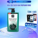 Dầu gội Romano sạch gàu hương nước hoa Classic 610g + Tặng sữa tắm 150g