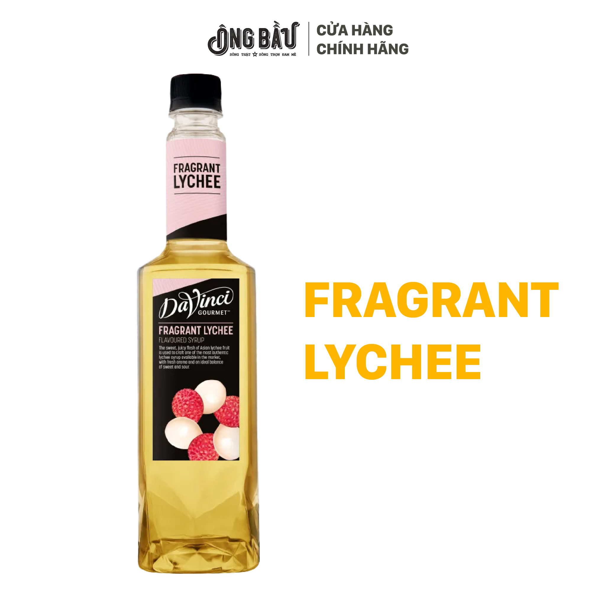 Syrup Davinci Vải/Lychee chai nhựa 750ml