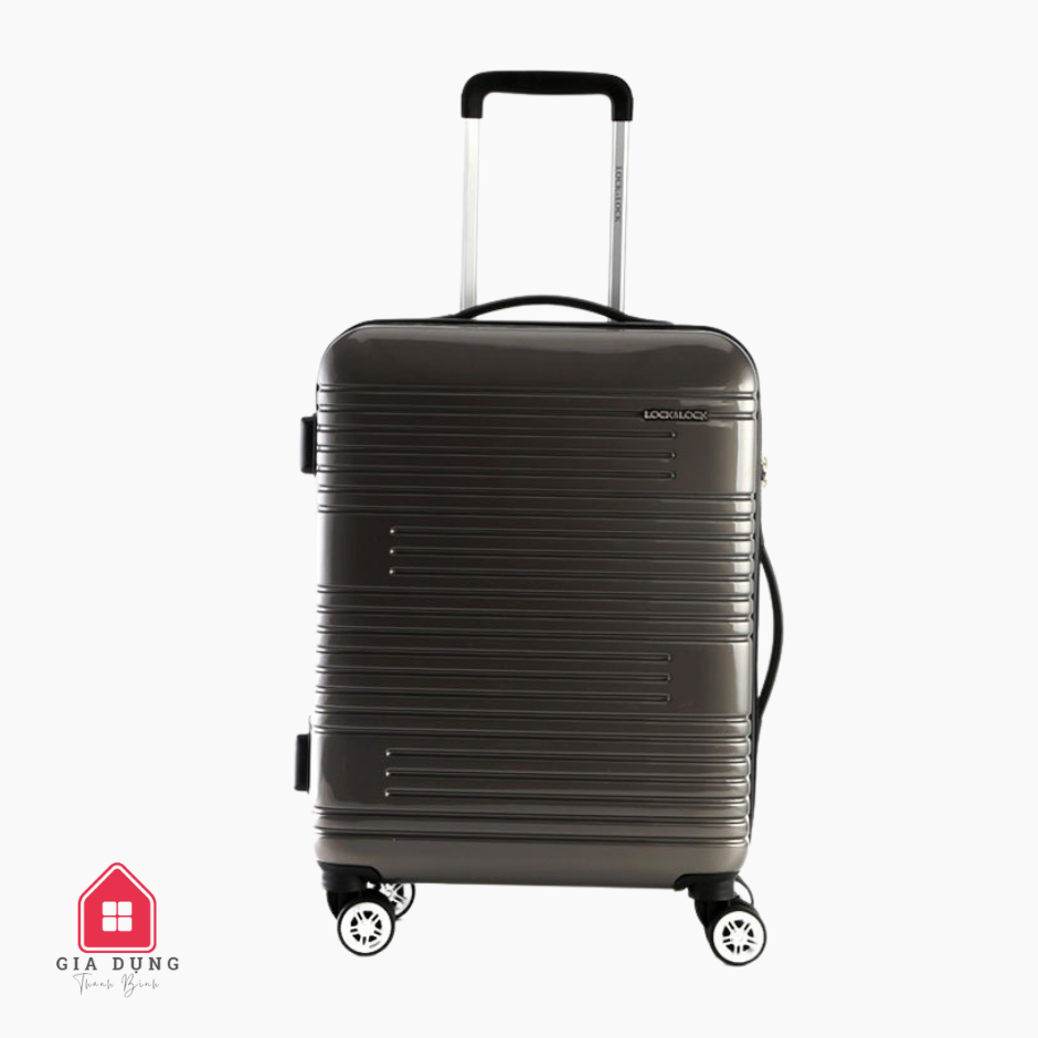 Vali kéo có khóa số du lịch Lock&Lock Colorfull Carrier LTZ930GRY 20inch