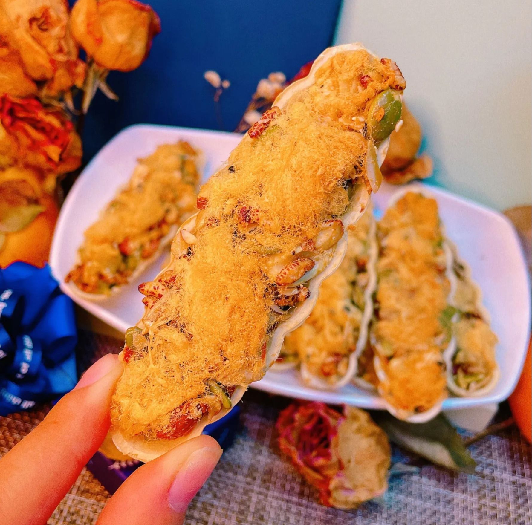 500G Bánh thuyền CHÀ BÔNG mix hạt ngũ cốc dinh dưỡng siêu thơm ngon - Bao bì từng thanh - Đồ ăn vặt Healthy