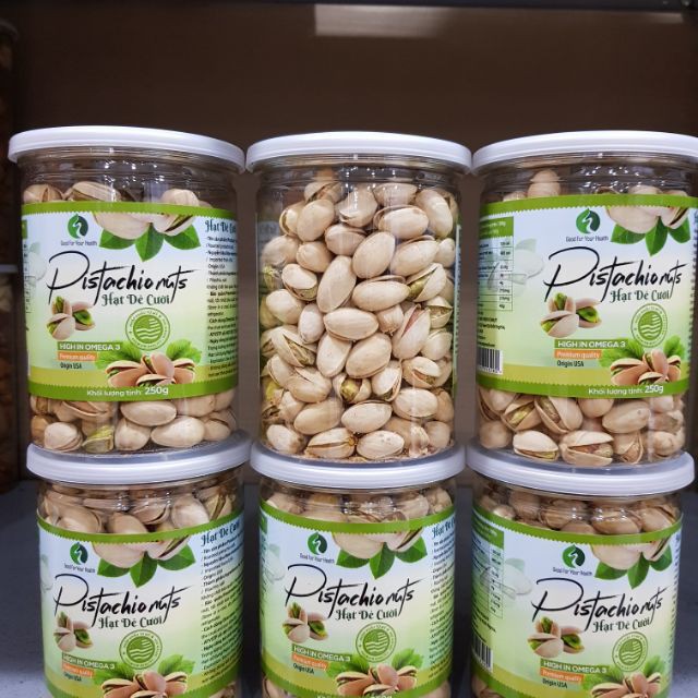 250g Hạt dẻ cười Mỹ không tẩy rang muối nhập khẩu Mỹ