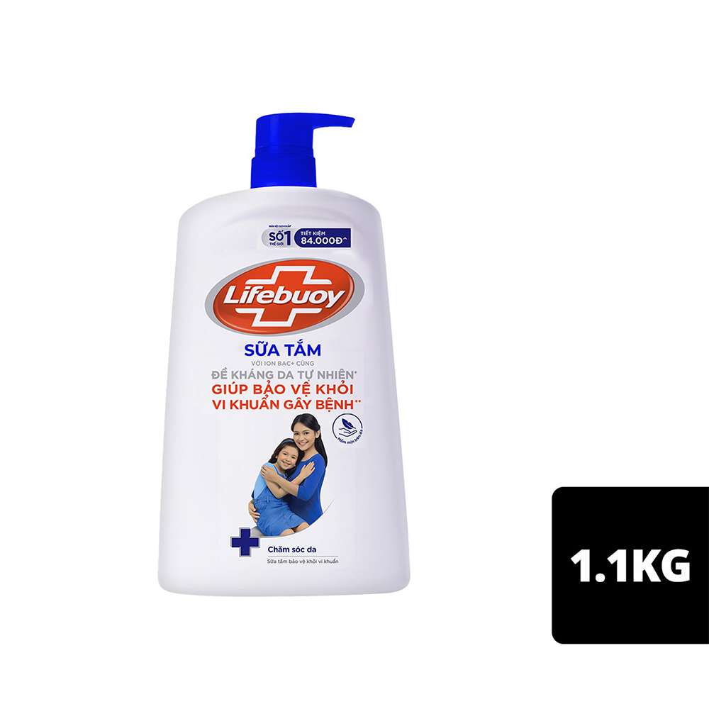 Sữa Tắm Lifebuoy chăm sóc da chai 1kg/1.1KG