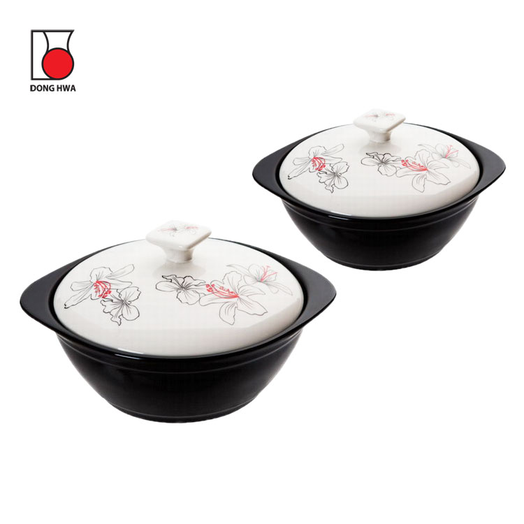 Nồi đất hamony nắp hoa ly dong hwa hàn quốc dung tích 1185ml/1500ml