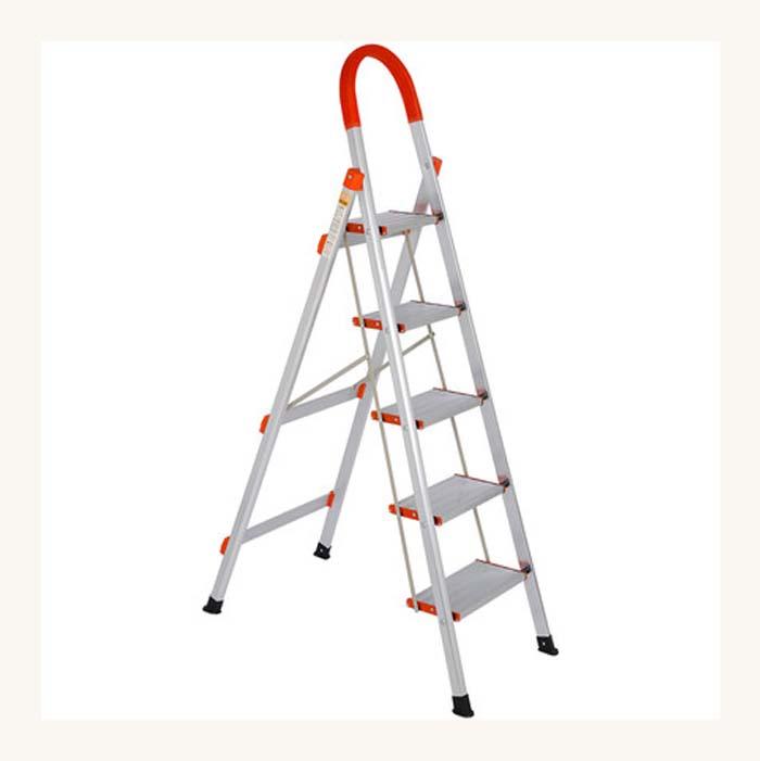 Thang nhôm inox tay vịn cao 1,2m Nikita Nhật Bản