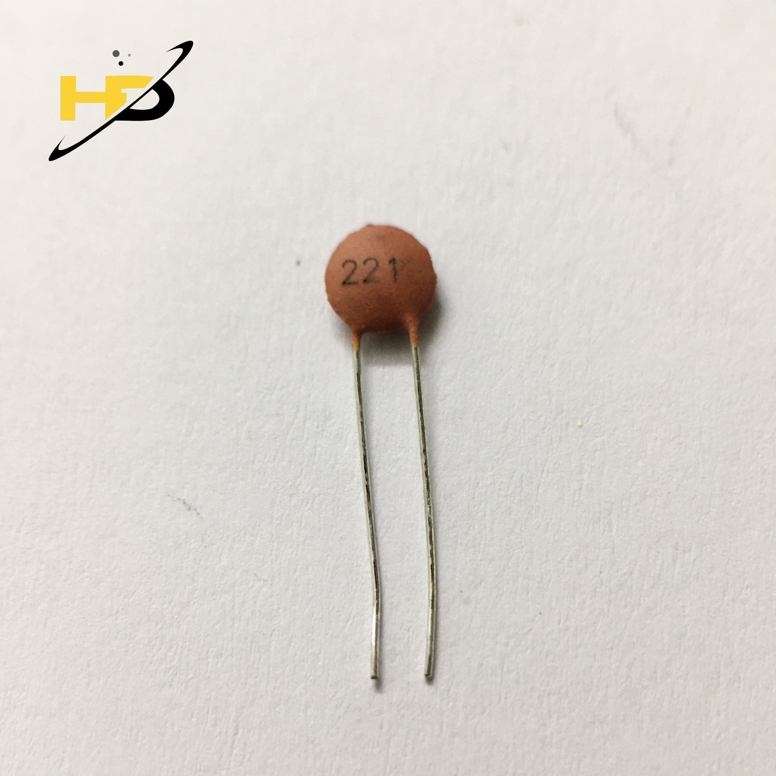 Bộ 100 Tụ Gốm Nâu 221 100V 220pF 221p, Linh Kiện Bếp Từ