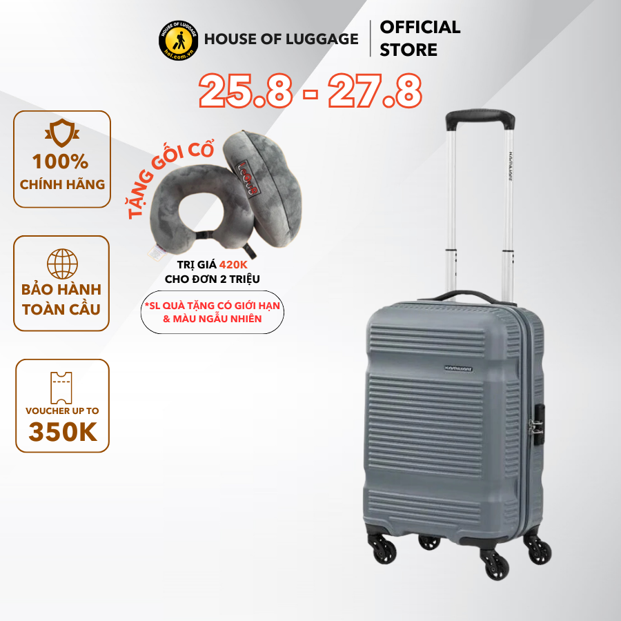 Vali kéo liniar kamiliant by american tourister thương hiệu mỹ bảo hành quốc tế 118 quốc gia