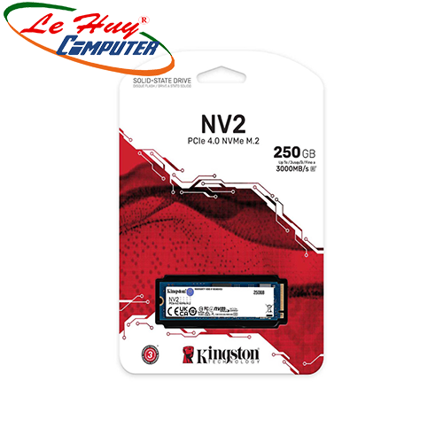Ổ cứng ssd kingston nv2 250gb pcie gen4x4 nvme m.2