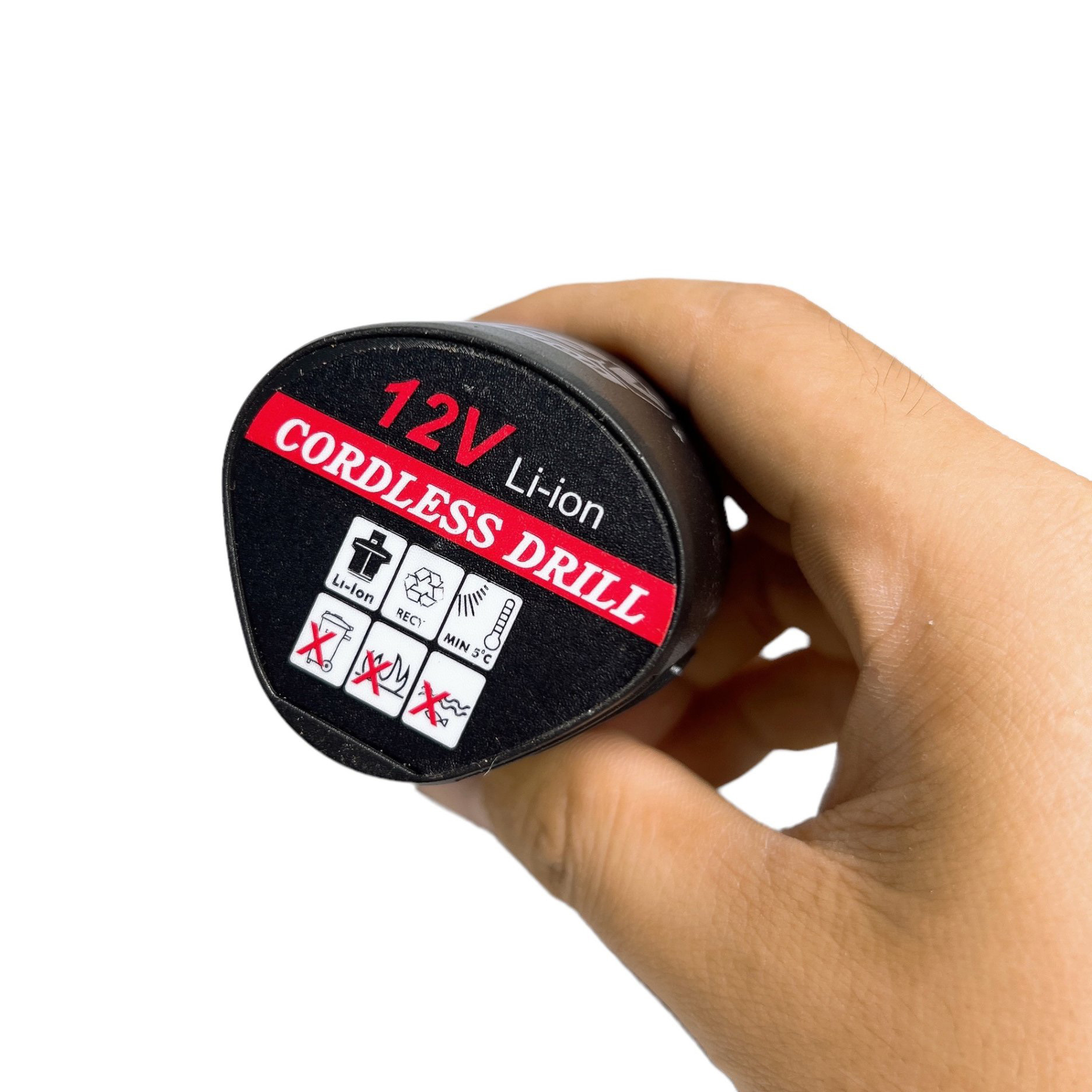 Pin máy khoan Li-ion 12V 1500mAh, có đế gắn kiều tam giác có 3 cạnh phù hợp nhiều loại máy khoan cầm tay hiện nay pin dự phòng cho máy khoan cầm tay bắn vít 12V, các loại máy khoan cầm tay có loại pin rời sạc.