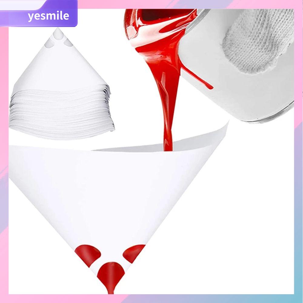Yesmile lưới lọc sơn gia đình lưới lọc sơn hình nón 100 lưới lọc lọc cốc lọc sơn phễu giấy phễu lọc
