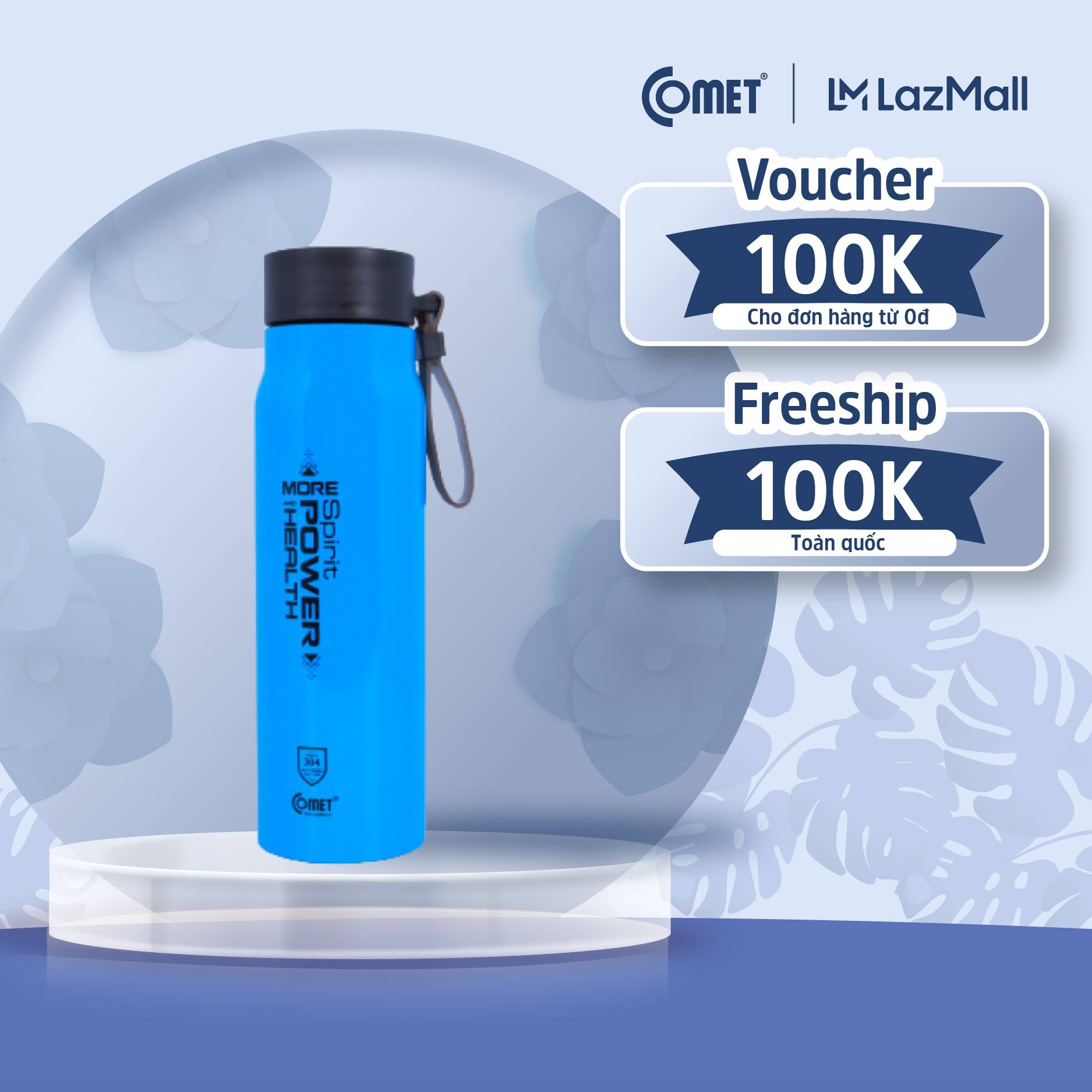 Bình giữ nhiệt COMET CH12-14 dung tích 520ml, giữ nhiệt 6-8 tiếng - Hàng chính hãng
