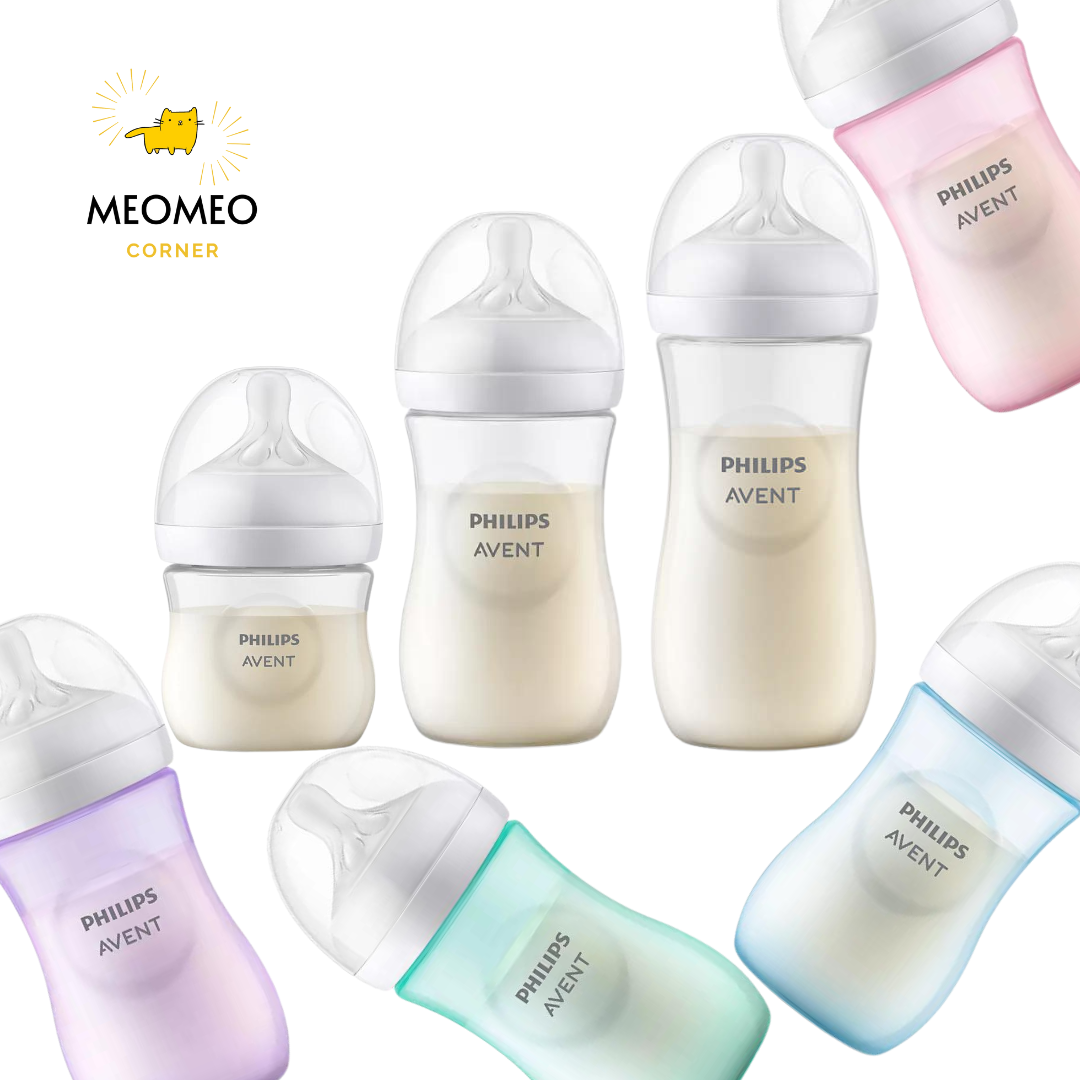 Bình sữa Avent Natural TRƠN Phillip Avent 125ml / 260ml / 330ml [TÁCH SET]