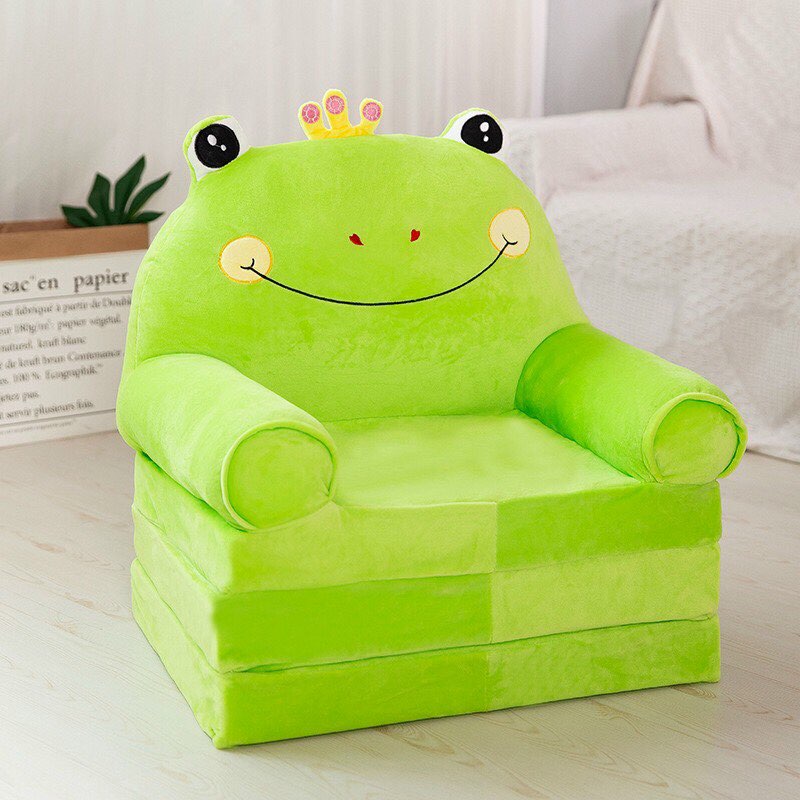 Ghế ngồi sofa kèm giường siêu mềm mịn cho bé