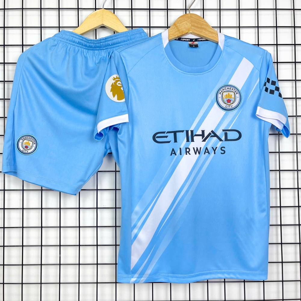 Quần Áo Bóng Đá CLB Manchester City 25/26 Đồ Đá Banh MAN CITY Mùa Mới Màu Xanh Sân Nhà HOT Thun Lạnh Cao Cấp - FREE IN ẤN