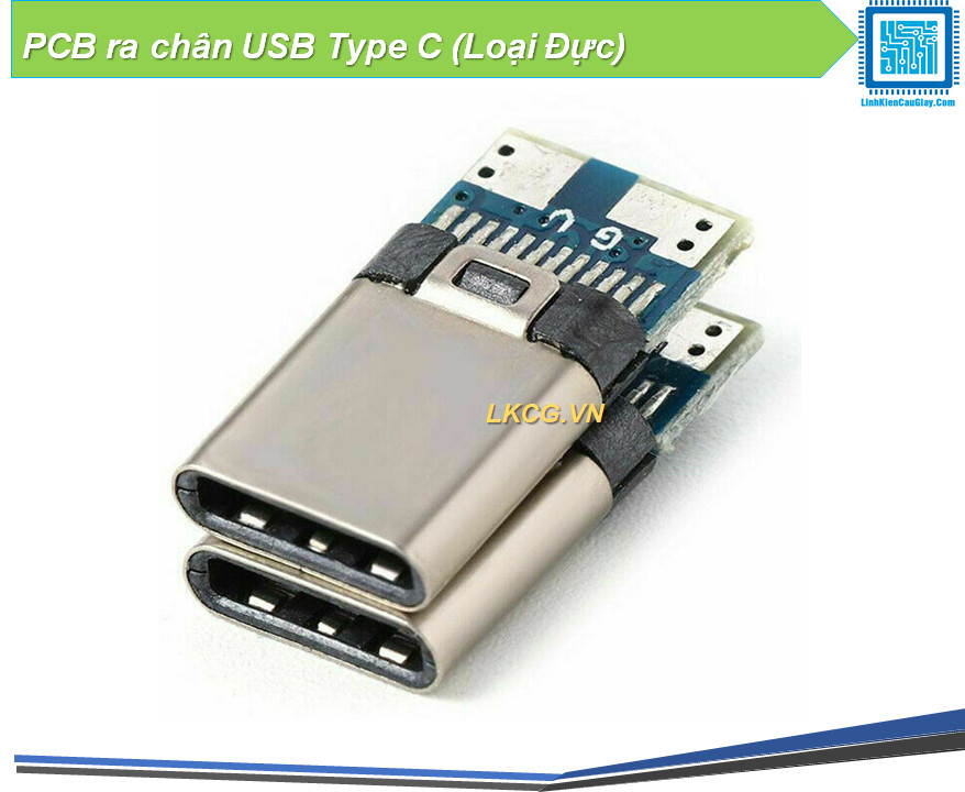 Pcb ra chân usb type c