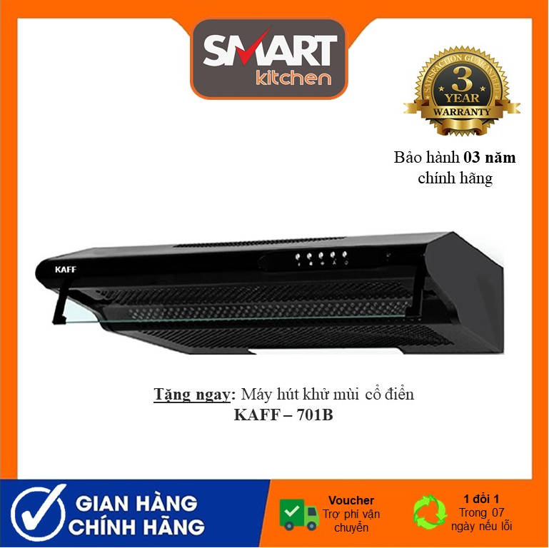 Máy hút mùi kaff kf-701b - made in germany