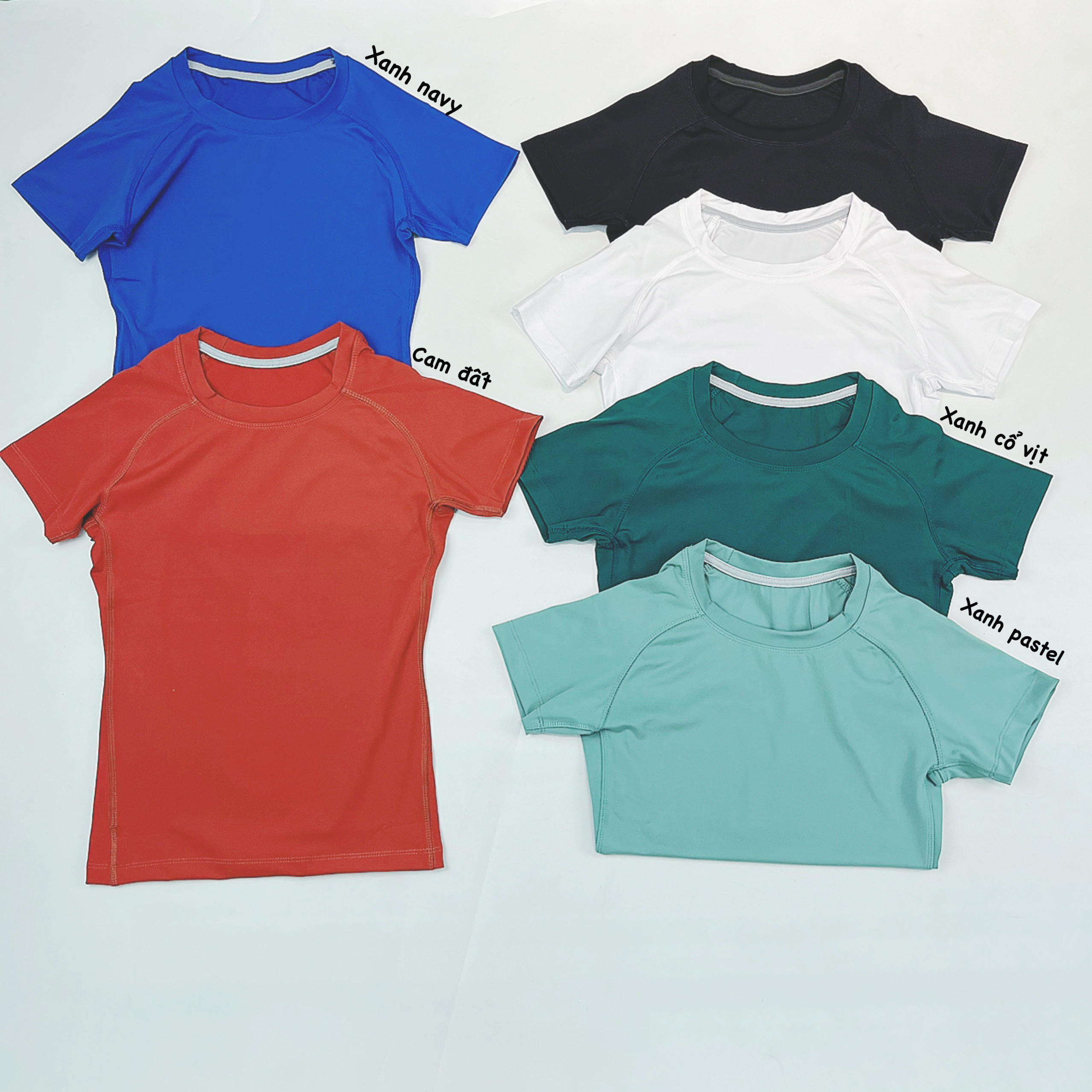 Áo tập gym ôm body trơn basic