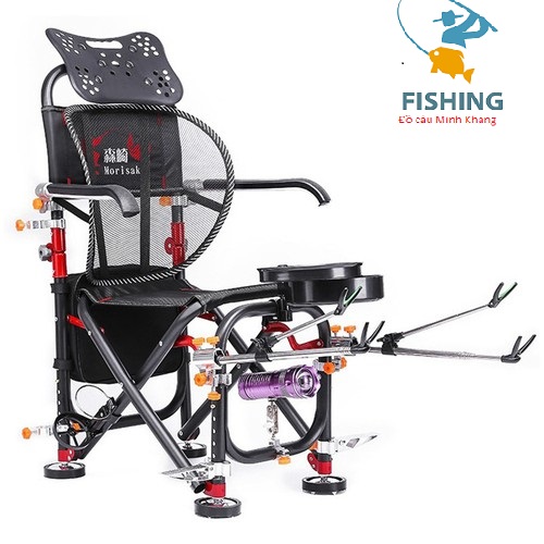 (Full phụ kiện] Ghế Câu Cá Địa Hình Ghế câu đài có thể xếp gọn cao cấp giá rẻ ghế ngồi câu cá ghế dã ngoại