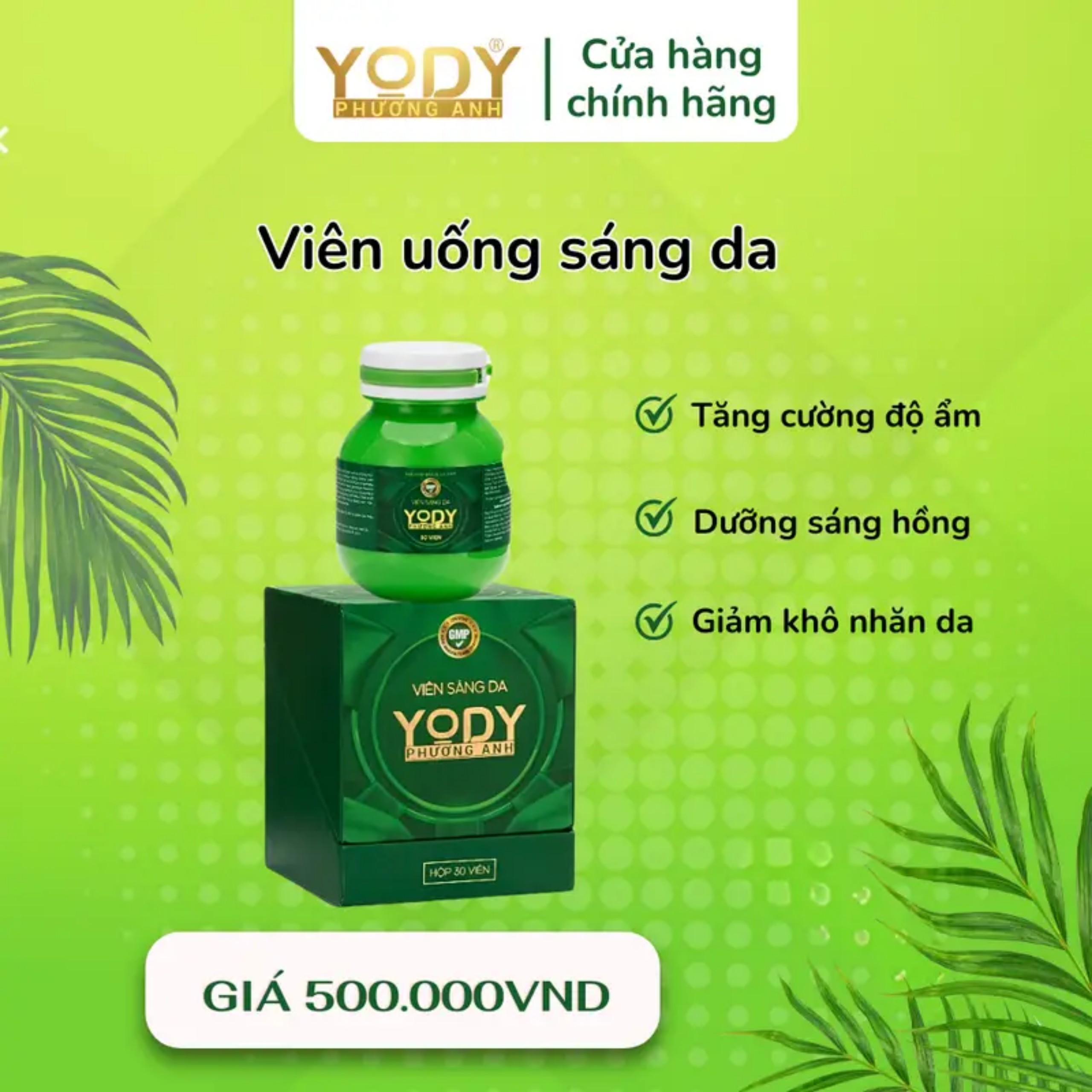 Viên Uống Sáng Da Yody Phương Anh