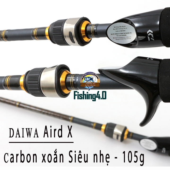Cần Câu Lure Daiwa Aird X máy ngang máy đứng 1m98 2m1