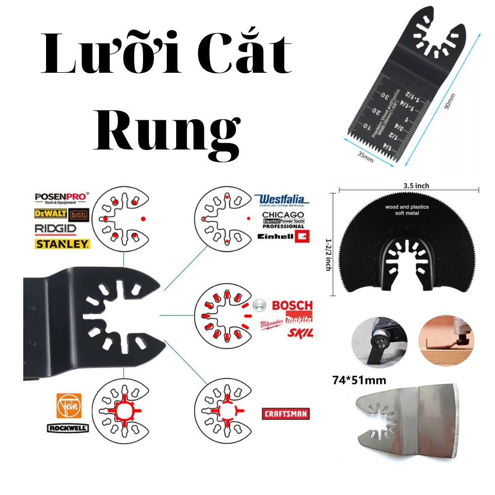 Lưỡi cắt rung, đĩa cắt, đá cắt, máy cắt rung, máy cắt, sử dụng cho máy cắt rung.