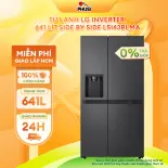 [HCM][Trả góp 0%]Tủ lạnh LG Inverter 641 lít LSI63BLMA - Hàng Chính Hãng - Mới 100% - Miễn phí VC HCM