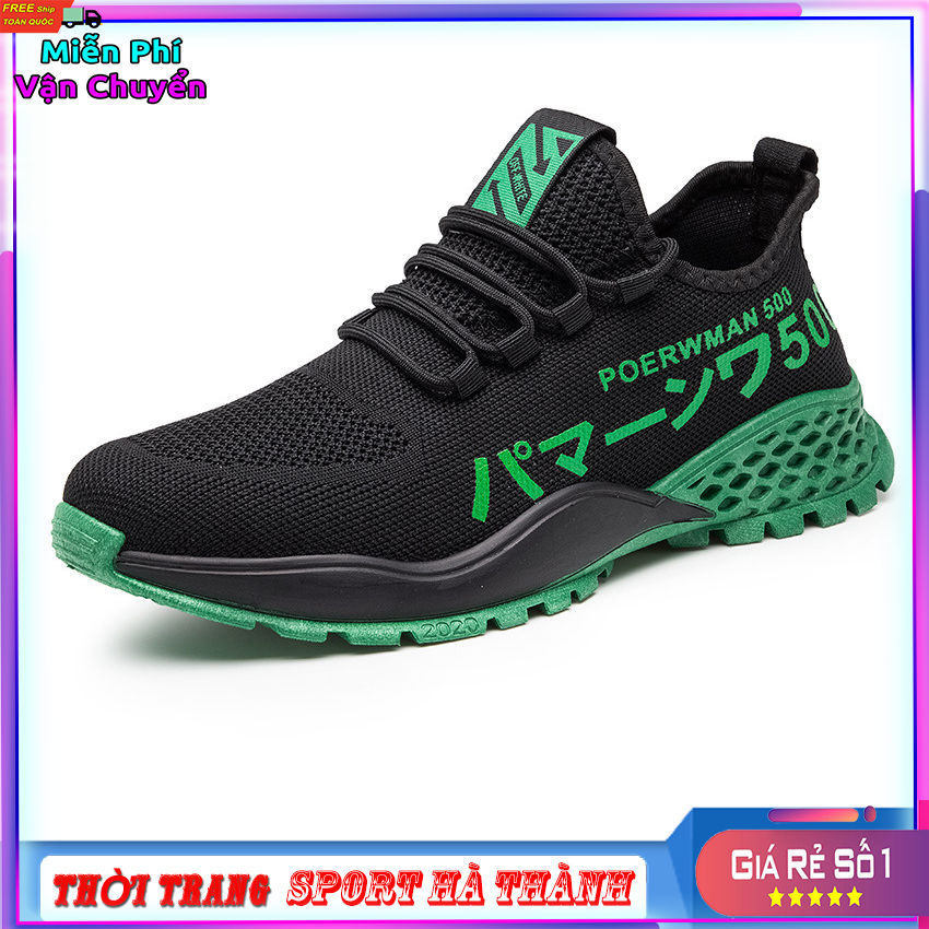 Giày nam thể thao - poerrwmann 500 - giày sneaker nam sporrt hà thành