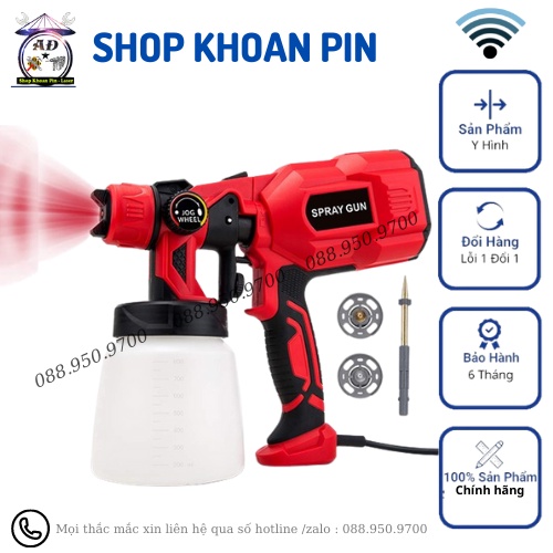 Máy phun sơn cầm tay - dùng điện 220v , công suất 550w